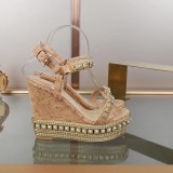 ZJ4A50 Popular leather High heels 12cm heel