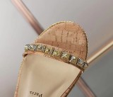 ZJ4A51 Popular leather High heels 6cm