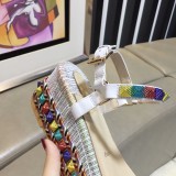 ZJ4A55 Popular leather High heels 6cm