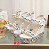 ZJ4A48 Popular leather High heels 12cm heel
