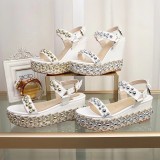 ZJ4A49 Popular leather High heels 6.5cm