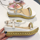 ZJ4A53 Popular leather High heels 6cm