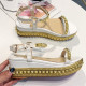 ZJ4A53 Popular leather High heels 6cm