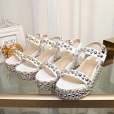 ZJ4A49 Popular leather High heels 6.5cm