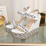 ZJ4A48 Popular leather High heels 12cm heel