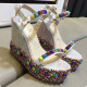 ZJ4A54 Popular leather High heels 12cm heel