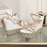 ZJ4A48 Popular leather High heels 12cm heel