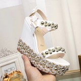 ZJ4A48 Popular leather High heels 12cm heel