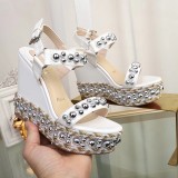 ZJ4A48 Popular leather High heels 12cm heel