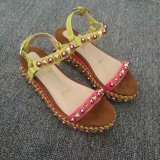 ZJ4A63 Popular leather High heels 6cm