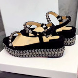 ZJ4A59 Popular leather High heels 6cm
