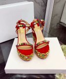 ZJ4A56 Popular leather High heels 12cm heel