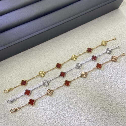 5XVA190K  Popular  6 flowers bracelets+2 flowers earrings