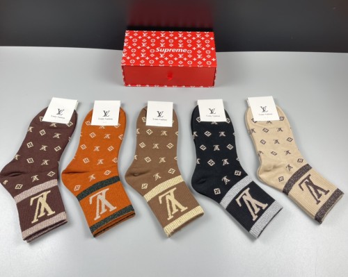 235QE10S fashion socks(5 pairs )