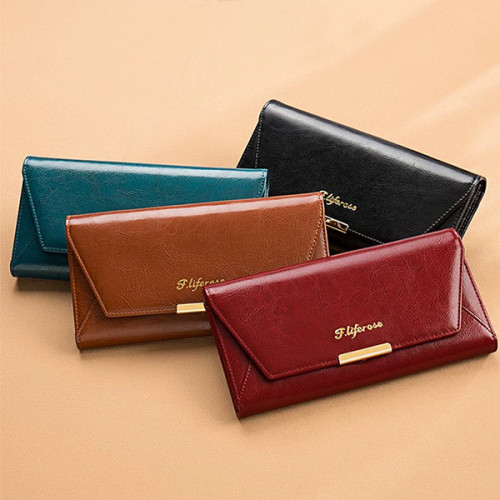 1E03B Fashionable leather wallets