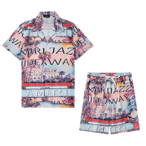 135RA137U Fashion shirt and shorts set