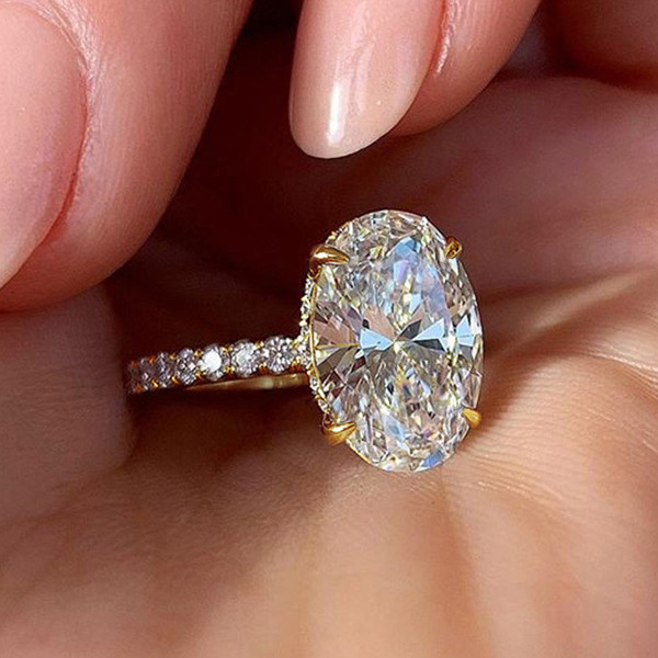 P5QA4J Popular Moissanite Jewelry Wedding Diamond Ring