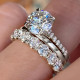 P5QA2J  Popular Moissanite Jewelry Wedding Diamond Ring
