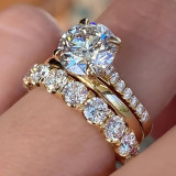 P5QA2J  Popular Moissanite Jewelry Wedding Diamond Ring