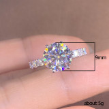 P5QA23J  Popular Moissanite Jewelry Wedding Diamond Ring
