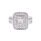P5QA41J  Popular Moissanite Jewelry Wedding Diamond Ring