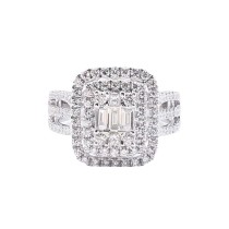 P5QA41J  Popular Moissanite Jewelry Wedding Diamond Ring
