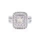 P5QA41J  Popular Moissanite Jewelry Wedding Diamond Ring