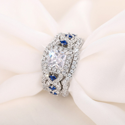 P5QA44J  Popular Moissanite Jewelry Wedding Diamond Ring