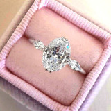 P5QA28J  Popular Moissanite Jewelry Wedding Diamond Ring