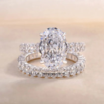 P5QA42J  Popular Moissanite Jewelry Wedding Diamond Ring