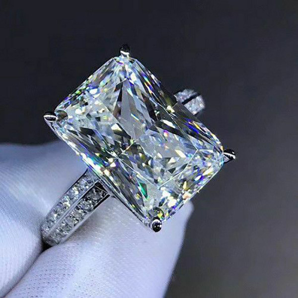 P5QA35J Popular Moissanite Jewelry Wedding Diamond Ring