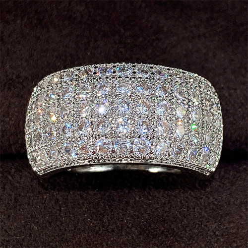 P5QA14J  Popular Moissanite Jewelry Wedding Diamond Ring