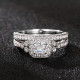 P5QA18J  Popular Moissanite Jewelry Wedding Diamond Ring