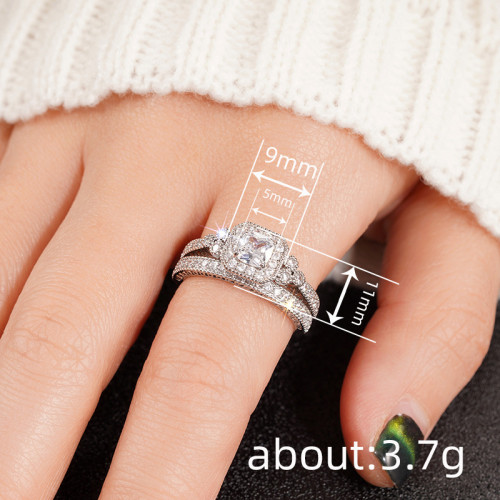 P5QA18J  Popular Moissanite Jewelry Wedding Diamond Ring