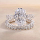 P5ZA1J Popular Moissanite Jewelry Wedding Diamond Ring