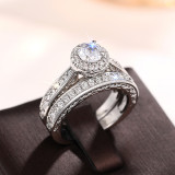 P5QA50J   Popular Moissanite Jewelry Wedding Diamond Ring