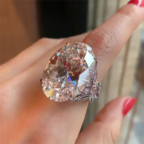 P5QA12J  Popular Moissanite Jewelry Wedding Diamond Ring