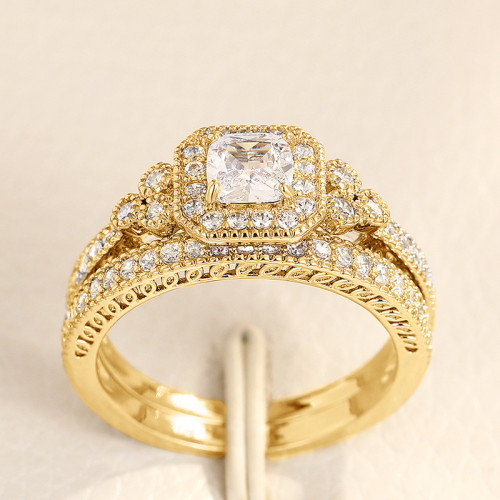 P5QA20J  Popular Moissanite Jewelry Wedding Diamond Ring