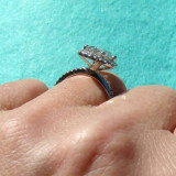 P5QA36J  Popular Moissanite Jewelry Wedding Diamond Ring