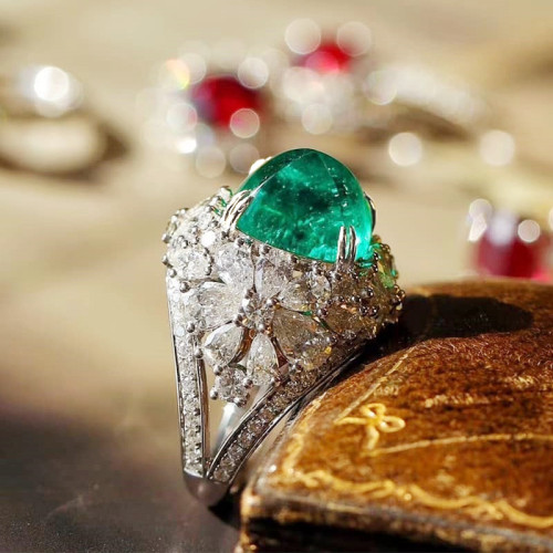 P5QA26J  Popular Moissanite Jewelry Wedding Diamond Ring