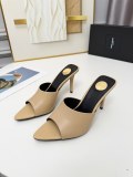 Z2P36SL6 Popular high-quality leather Shoes(heel-height 9cm)