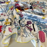 136NB23W Popular Silk Scarve