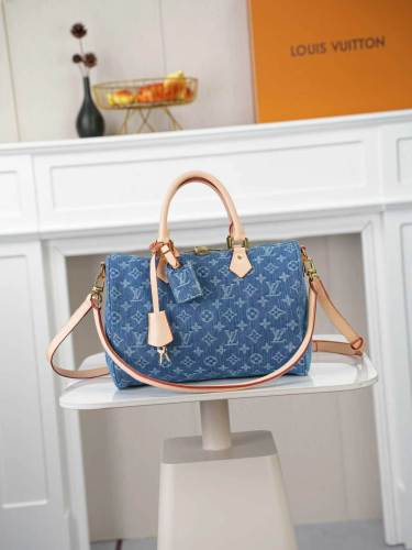 B1R46E1 Popular denim cloth luggage bag