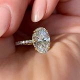 P46R1J Popular Moissanite Jewelry Wedding Diamond Ring