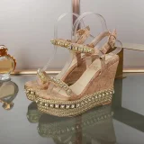 ZJ4A50 Popular leather High heels 12cm heel