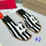 ZJXA10 Popular leather + knitted sandals
