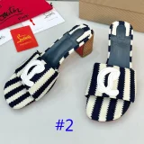 ZJXA9 Popular leather + knitted heels