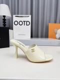 Z2X66C46 Popular leather High heels 9cm