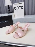 Z2X66C46 Popular leather High heels 9cm