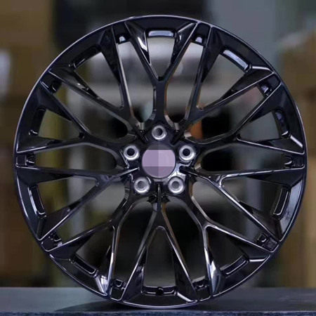 Porsche Taycan 19 inch 8.5J forged wheels Aluminum alloy 6061 bright black and Matte black